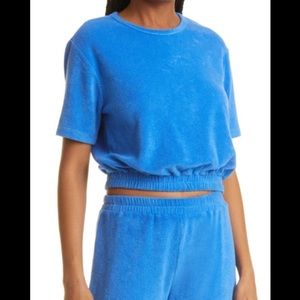 Monrow Terry Cloth Short Sleeve Tee